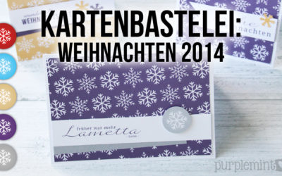 Kartenbastelei: Weihnachten 2014 & Freebie [BlogBoard Adventskalender]