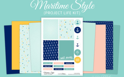 Project Life Kit – Maritime Style (Free Printable)