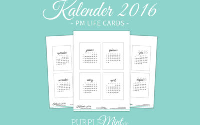 PM Life Cards – Kalender 2016 [freebie]