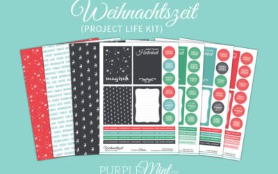 Project Life Karten – Weihnachtszeit (FREEBIE) #maluAdvent