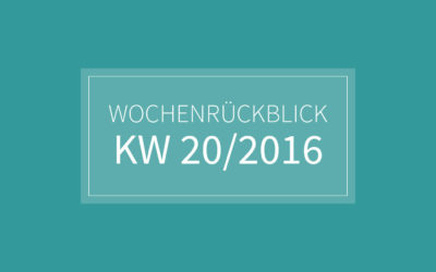 KW 20/2016 – CCT. Nähen. Grillen.