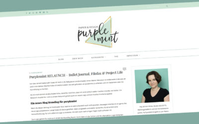 Purplemint RELAUNCH – Bullet Journal, Filofax & Project Life